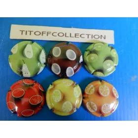 lot de 5 séries de capsules de champagne générique les fruits