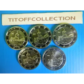 2 euros commemorative 2022 5 ateliers allemagne a thuringer