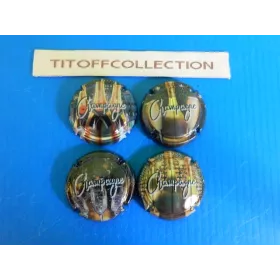 la série de 4 capsules de champagne génériques champagne