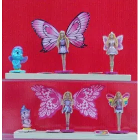 La serie Barbie 2008 avec 6 bandes papier
