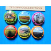 la series de 6  capsules de champagne sampers paysages