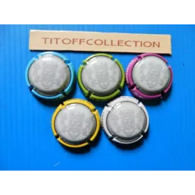 la series de 5  capsules de champagne f richard ( 500ex)