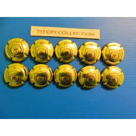 la series de 10 capsules de champagne  conte de montaigne