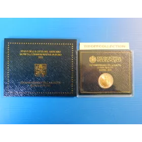 2 euros commemorative 2022 vatican 125 ans de la naissance de paul 6
