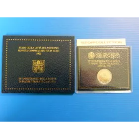 2 euros commemorative 2022 vatican 125 ans de la mort de mere teresa