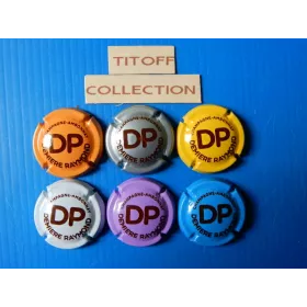 la serie de 6 caspule de champagne demiere raymond (dp)