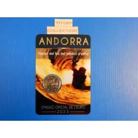 2 euros commemorative 2023 andorre festival du solstice d ete