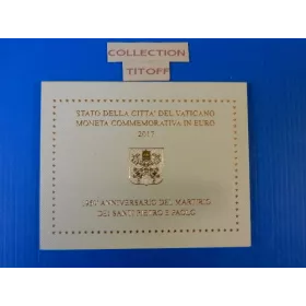 2 euros commemorative 2017 vatican saint pierre et saint paul