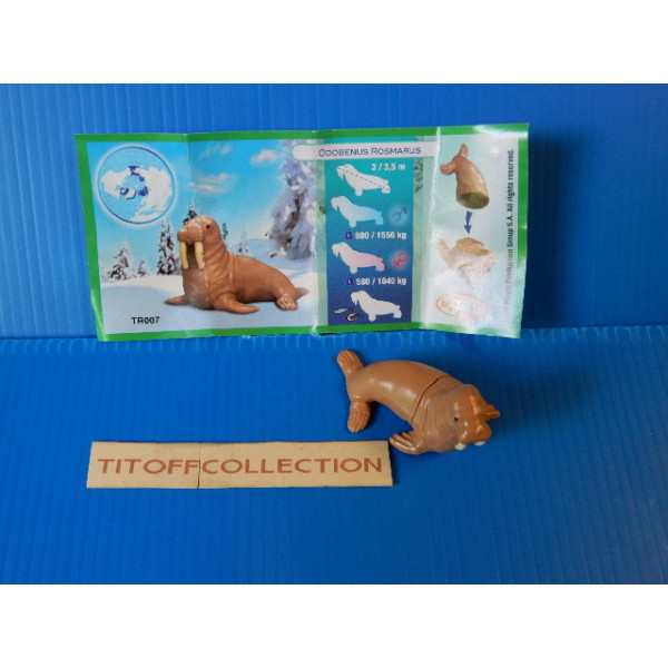 1 Figurine Kinder ANIMAIS  2012 - 2013 avec 1 BPZ TR 007