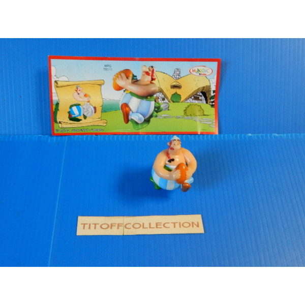 1 Figurine kinder ASTÉRIX 2012 - 2013 avec 1 BPZ tr111