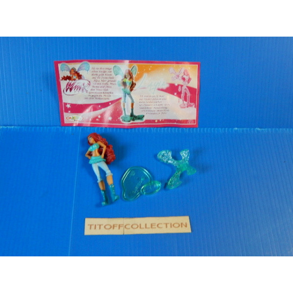 1 Figurine kinder winx club  2012 - 2013 avec 1 BPZ tr137