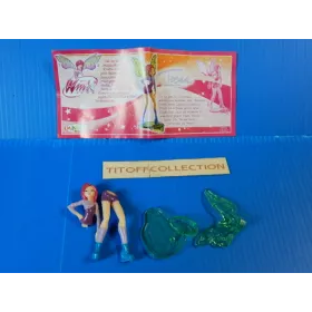 1 Figurine kinder winx club 2012 - 2013 avec 1 BPZ tr142