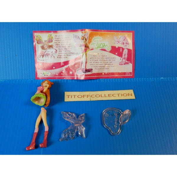 1 Figurine kinder winx club  2012 - 2013 avec 1 BPZ tr139