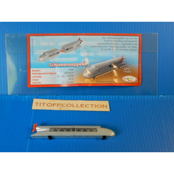 1 Figurine kinder train   2012 - 2013 avec 1 BPZ tr089