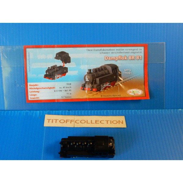 1 Figurine kinder train   2012 - 2013 avec 1 BPZ tr091