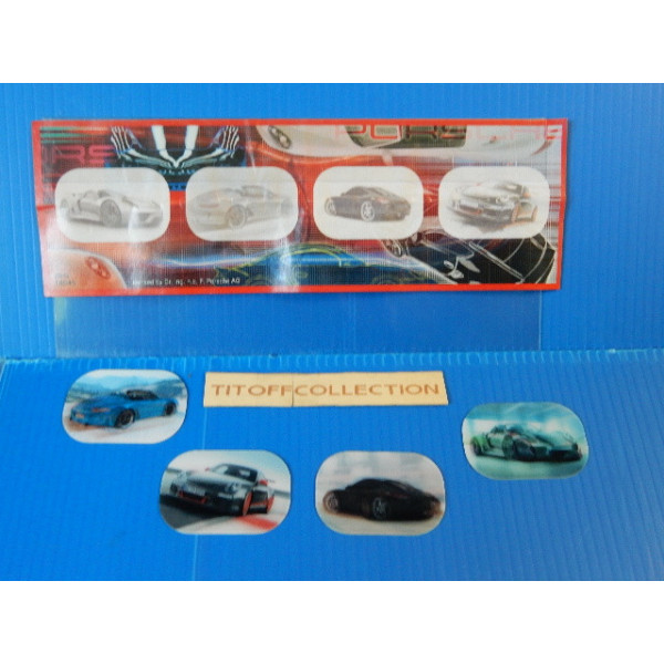 1 Figurine voiture porche    2012 - 2013 avec 1 BPZ tr045