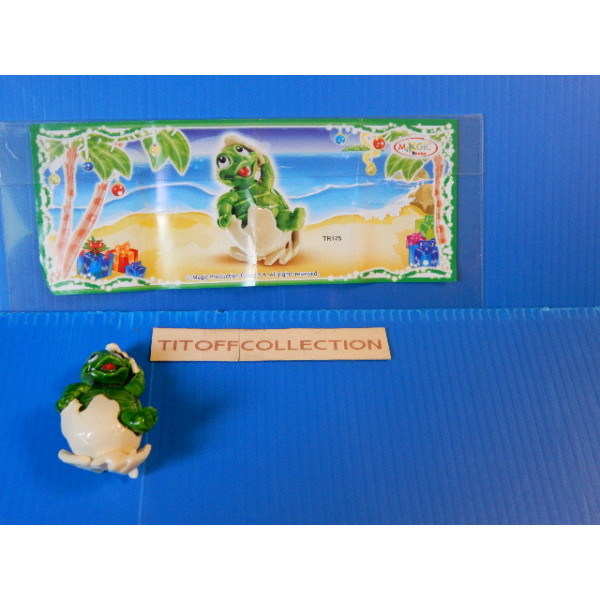 1 Figurine tortue colombo    2012 - 2013 avec 1 BPZ tr175