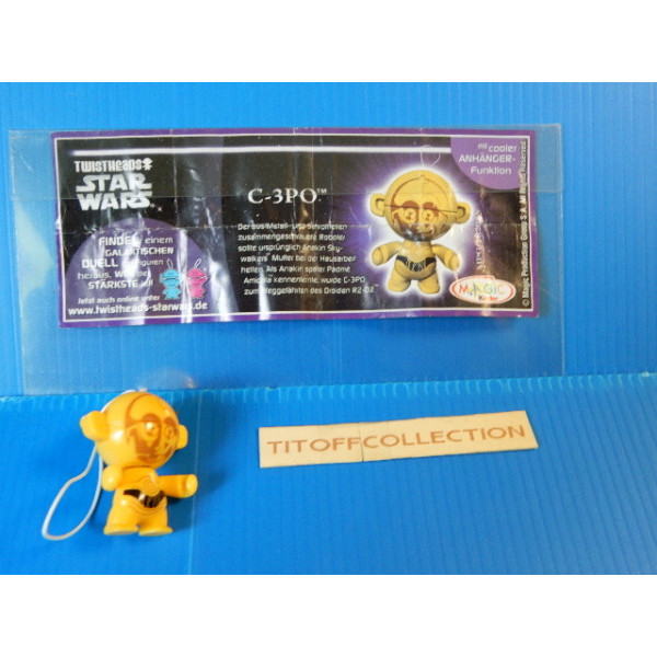 1 Figurine star wars c-3po     2012 - 2013 avec 1 BPZ tr208