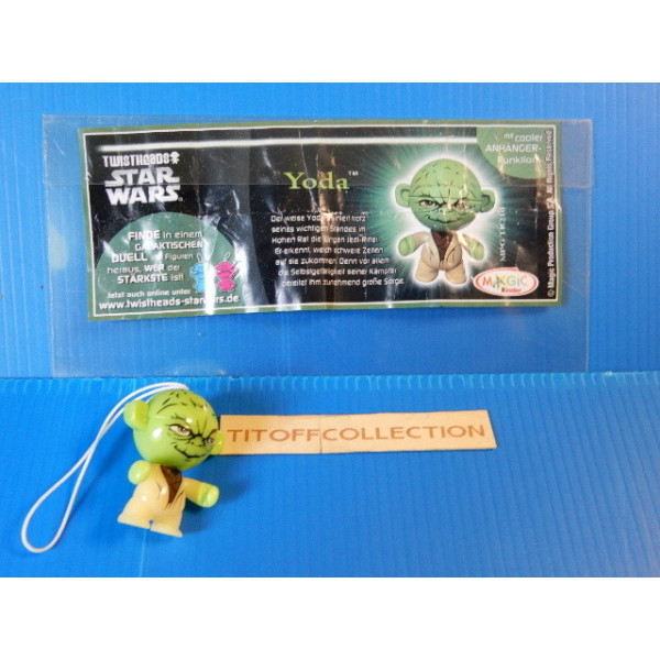 1 Figurine star wars yoda    2012 - 2013 avec 1 BPZ tr210