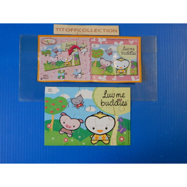 1 Figurine kinder puzzle    2012 - 2013 avec 1 BPZ tr097