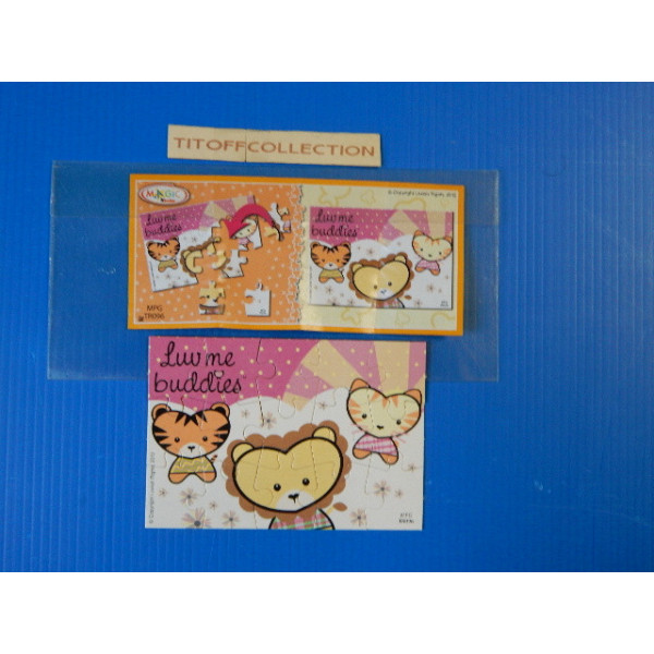 1 Figurine kinder puzzle    2012 - 2013 avec 1 BPZ tr096