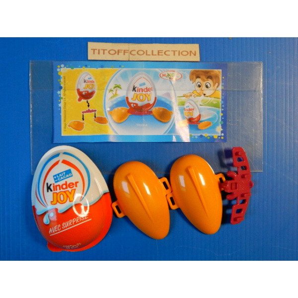 1 Figurine kinder  gomove  2012 - 2013 avec 1 BPZ tr322-a