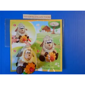 1 Figurine kinder maxi mouton 2012 - 2013 avec 1 BPZ tr-250-5
