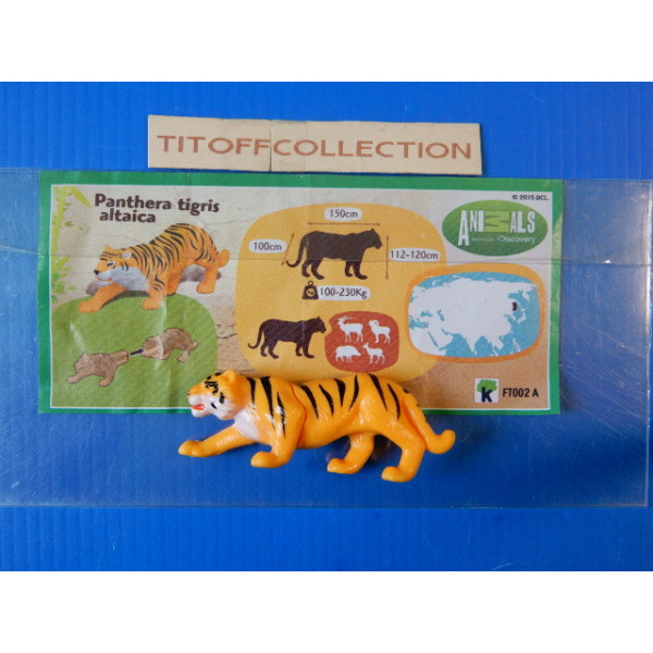 1 Figurine Kinder animals 2013 - 2014 avec 1 BPZ ft002a