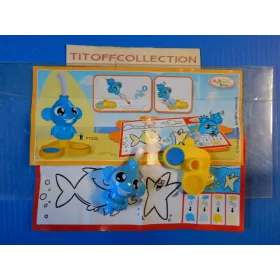 1 Figurine Kinder mixart 2013 - 2014 avec 1 BPZ ft235