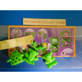 1 Figurine Kinder mixart 2013 - 2014 avec 1 BPZ ft038c