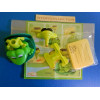 1 Figurine kinder  maxi  grenouille   2013 - 2014 avec 1 BPZ ft-250-3