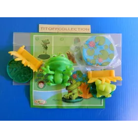1 Figurine kinder maxi grenouille 2013 - 2014 avec 1 BPZ ft-250-7