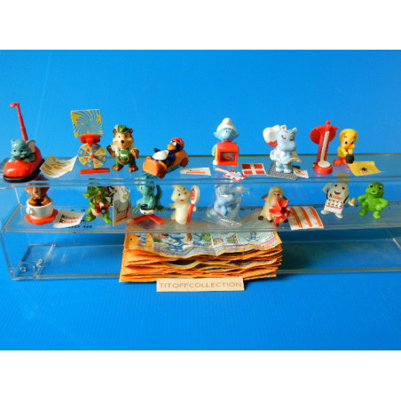 la serie de  14 Figurine Kinder funny versary  2014  avec 14 BPZ ff261 a ff299 ff