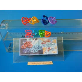 la serie de  4 Figurine Kinder gomove  ft-2013 avec 4 BPZ ft081 a ft084