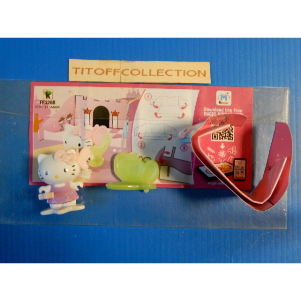 1 Figurine Kinder hello kitty  2014 - 2015 avec 1 BPZ ff328b