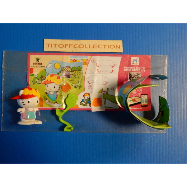 1 Figurine Kinder hello kitty  2014 - 2015 avec 1 BPZ ff329b