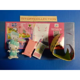 1 Figurine Kinder hello kitty 2014 - 2015 avec 1 BPZ ff330c