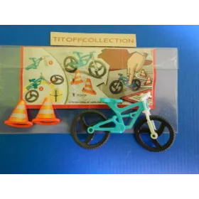 1 Figurine Kinder velo 2014 - 2015 avec 1 BPZ ff-543-a