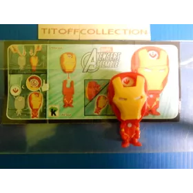 1 Figurine Kinder marvel avengers assemble 2014 - 2015 avec 1 BPZ ff304