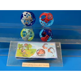 serie de 4 Figurine Kinder gomove   2014  avec 4 BPZ ff110a a ff148a