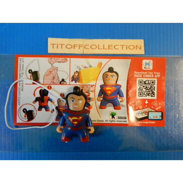 1 Figurine Kinder  justice league   Se-2017-2018 avec 1 BPZ se-636