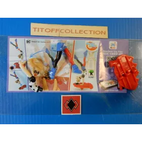 1 Figurine Kinder  dc super hero girls   Se-2017-2018 avec 1 BPZ se-287