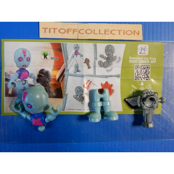 1 Figurine Kinder   minja turtles  Se-2017-2018 avec 1 BPZ se286