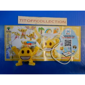1 Figurine Kinder emoji emojoy  Se-2017-2018 avec 1 BPZ se789c
