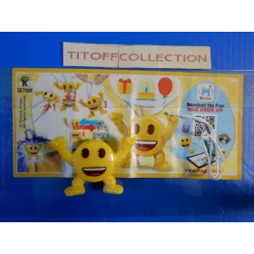 1 Figurine Kinder emoji emojoy  Se-2017-2018 avec 1 BPZ se789e