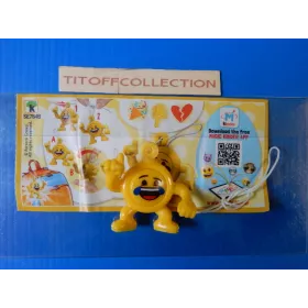1 Figurine Kinder emoji emojoy  Se-2017-2018 avec 1 BPZ se784b