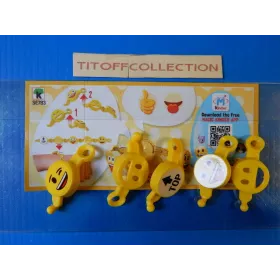 1 Figurine Kinder emoji emojoy  Se-2017-2018 avec 1 BPZ se783