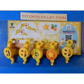 1 Figurine Kinder emoji emojoy  Se-2017-2018 avec 1 BPZ se783b