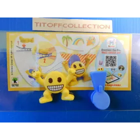 1 Figurine Kinder emoji emojoy Se-2017-2018 avec 1 BPZ se792