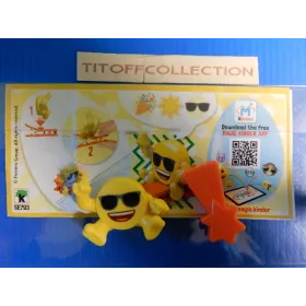 1 Figurine Kinder emoji emojoy Se-2017-2018 avec 1 BPZ se793